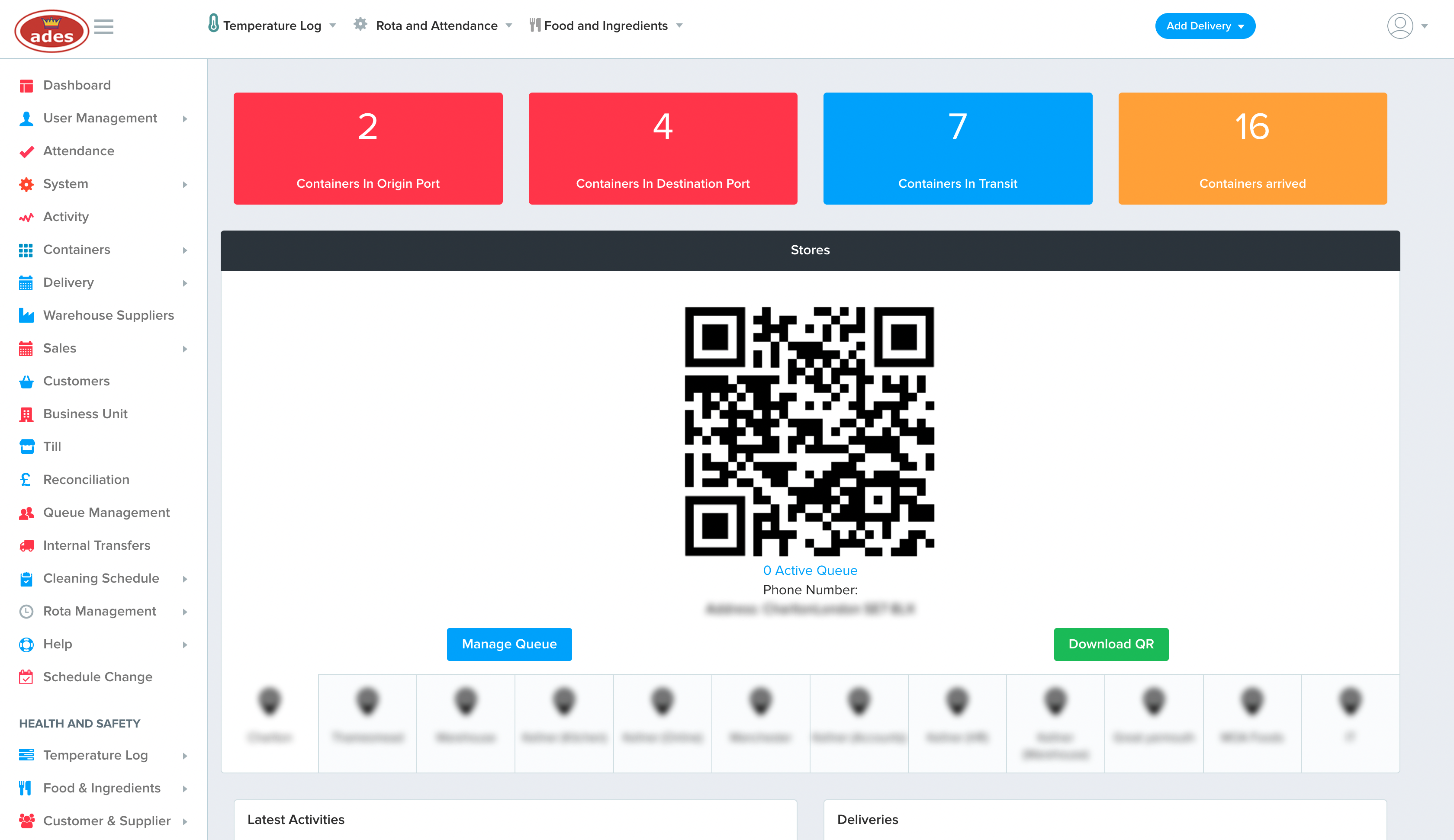 Ades Foods Information Management System